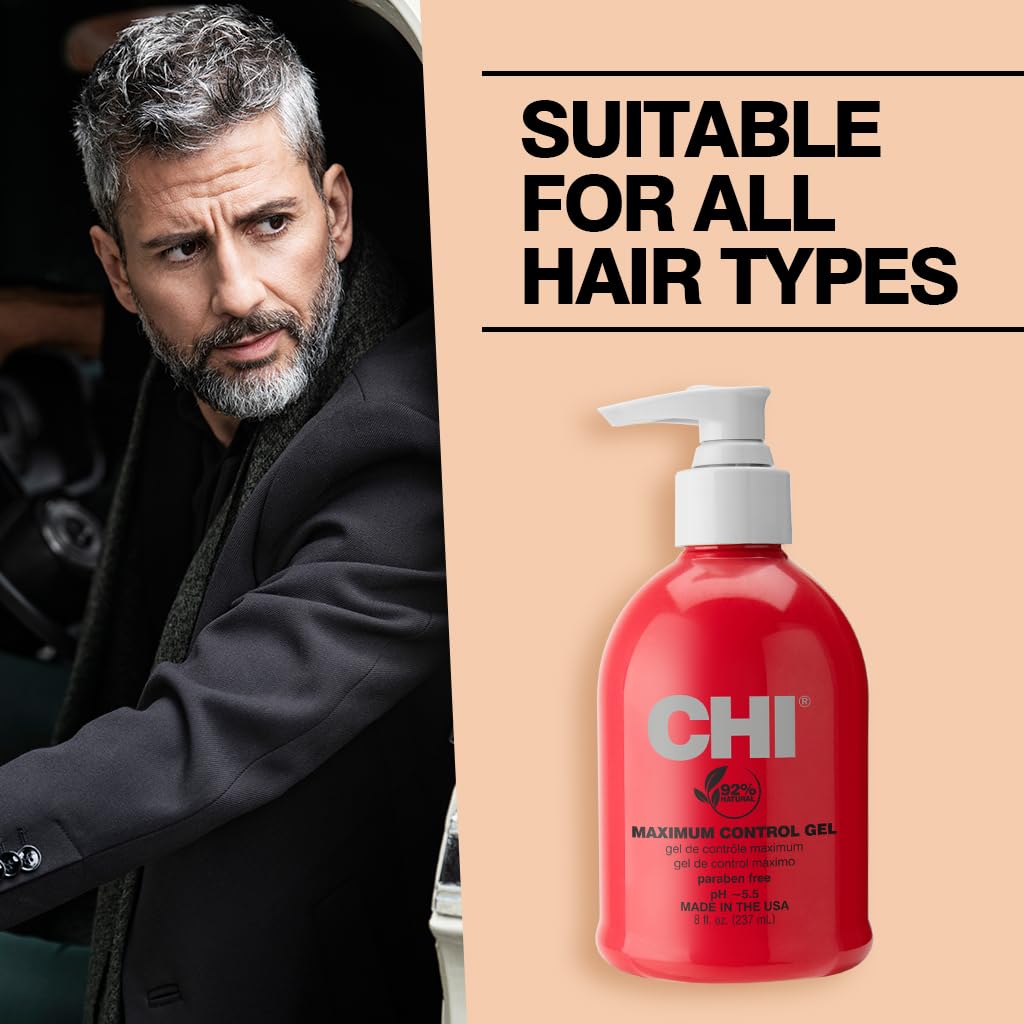 478-chi-infra-gel-firm-hair-gel-to-protect-from-heat-styling-provides-shine-control-to-hair-sulfate-paraben-free-8-oz-5.jpg CHI Infra Gel, Firm Hair Gel To Protect From Heat Styling, Provides Shine & Control to Hair, Sulfate & Paraben-Free, 8 Oz