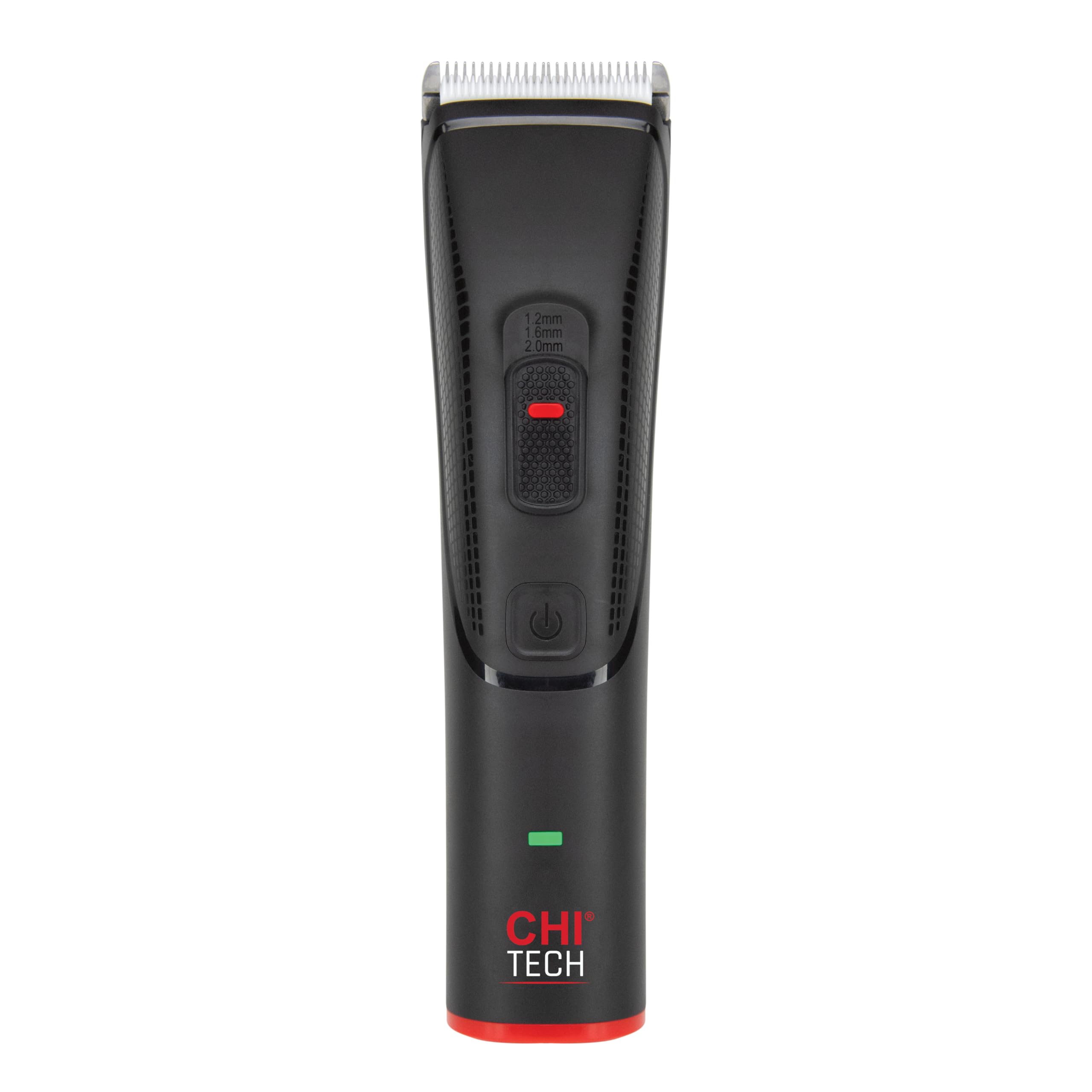 CHI Tech Cordless Precision Clipper, Wireless Hair Clipper for Precision Styling, Smooth Grip & Stainless Steel Blades, Includes 4 Guard Attachments