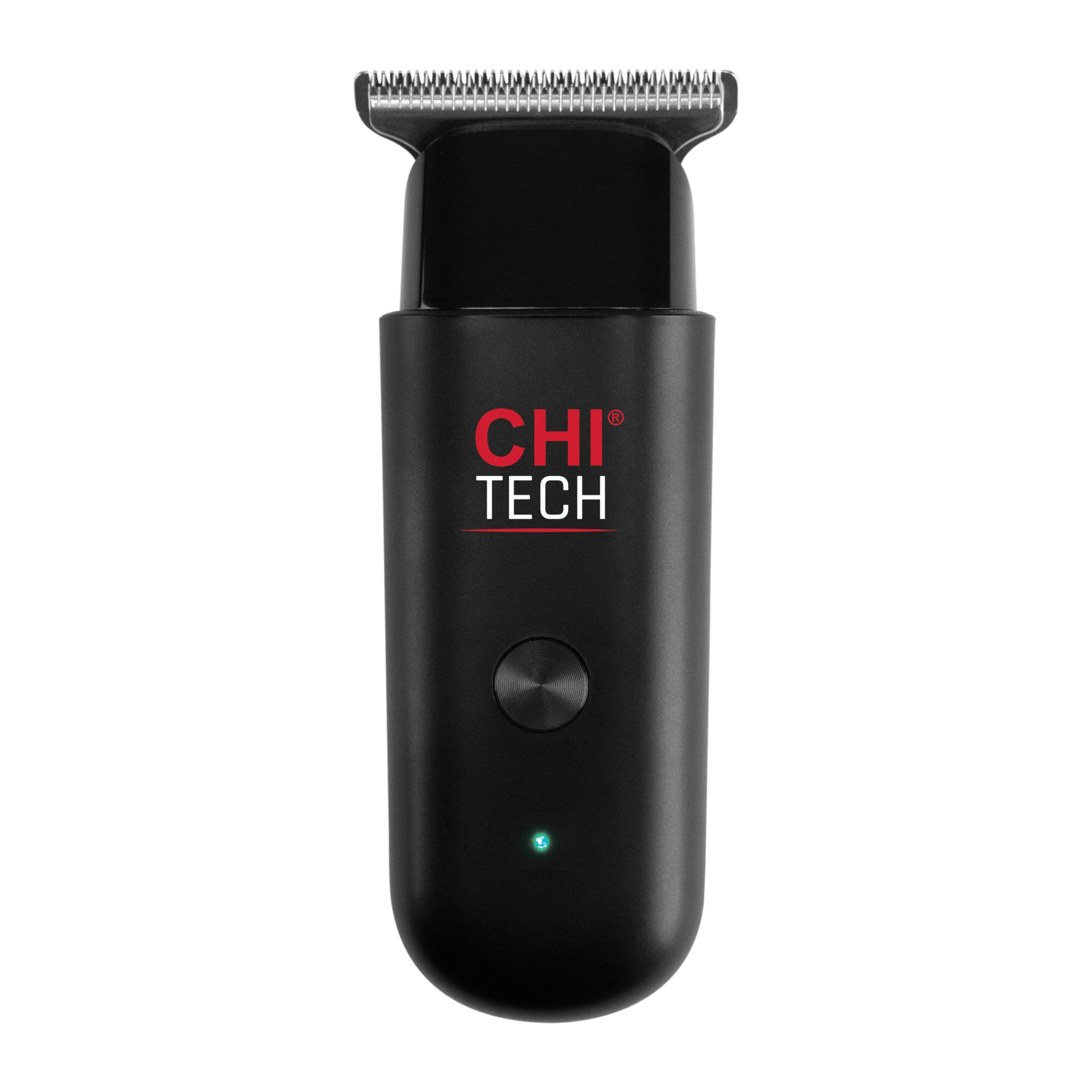 CHI Tech Cordless Mini Trimmer & Clipper, Hair Trimmer for Edging, Blending & Beard Trimming, Stainless Steel Blades, Includes 4 Guard Attachments